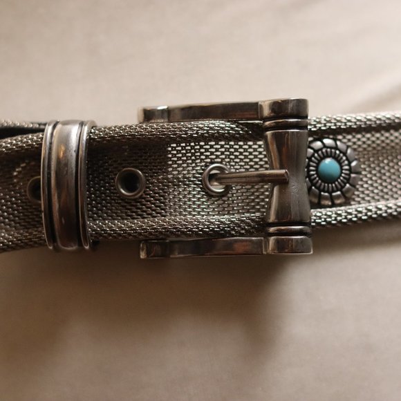 Donna Katz UNISEX Vintage Metal Mesh Belt Vintage 1970 main image 3